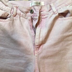 Women’s pink jeans